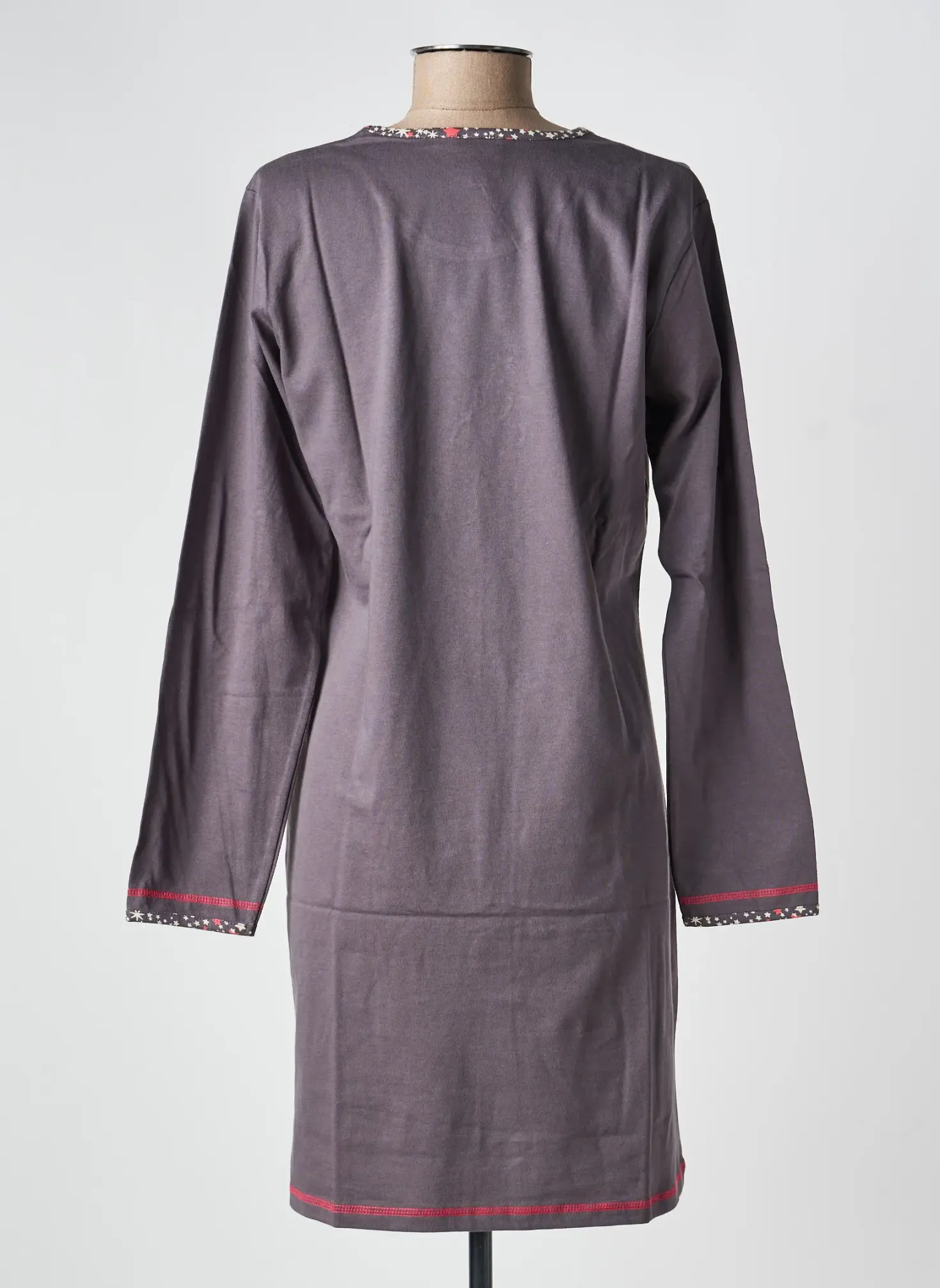 Chemise De Nuit Rose Pomme Marron