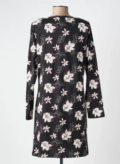 Chemise De Nuit Rose Pomme Noir