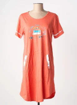 Chemise De Nuit Rose Pomme Orange