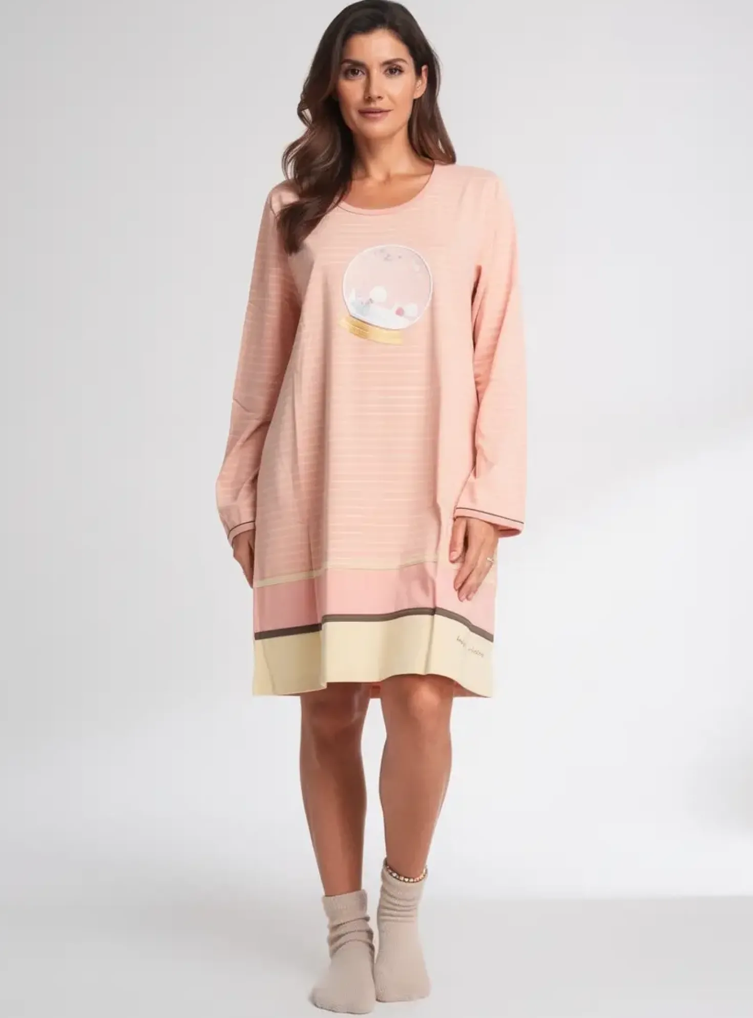 Chemise De Nuit Rose Pomme Rose