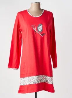 Chemise De Nuit Rose Pomme Rouge