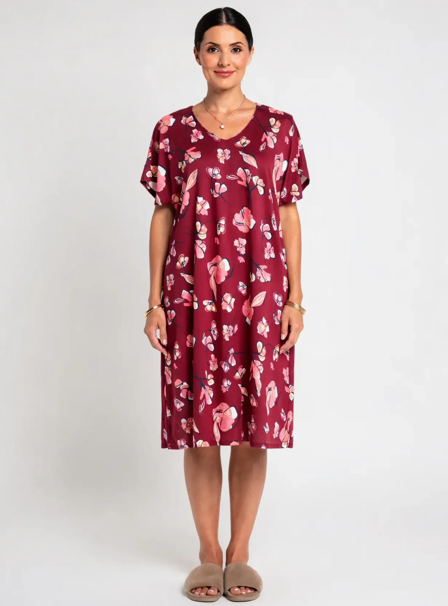 Chemise De Nuit Schiesser Rouge