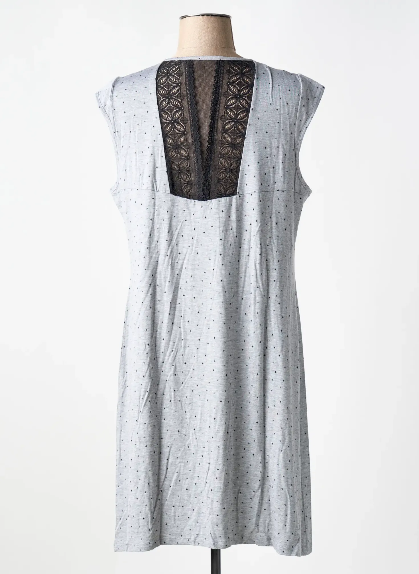 Chemise De Nuit Vania Gris