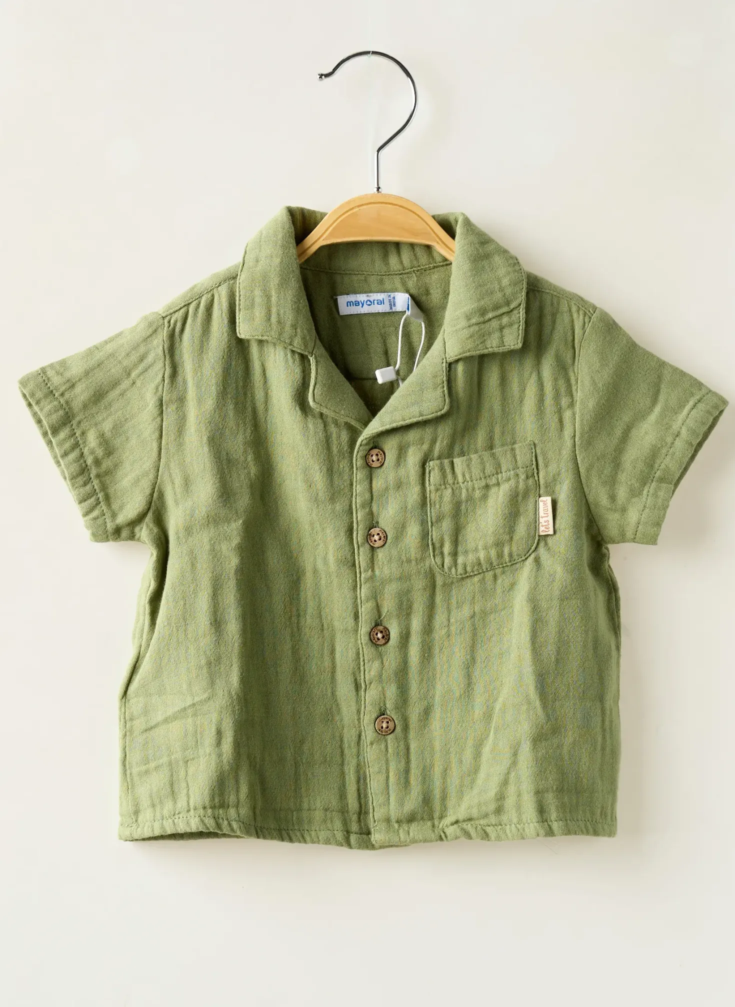 Chemise Manches Courtes Mayoral Vert