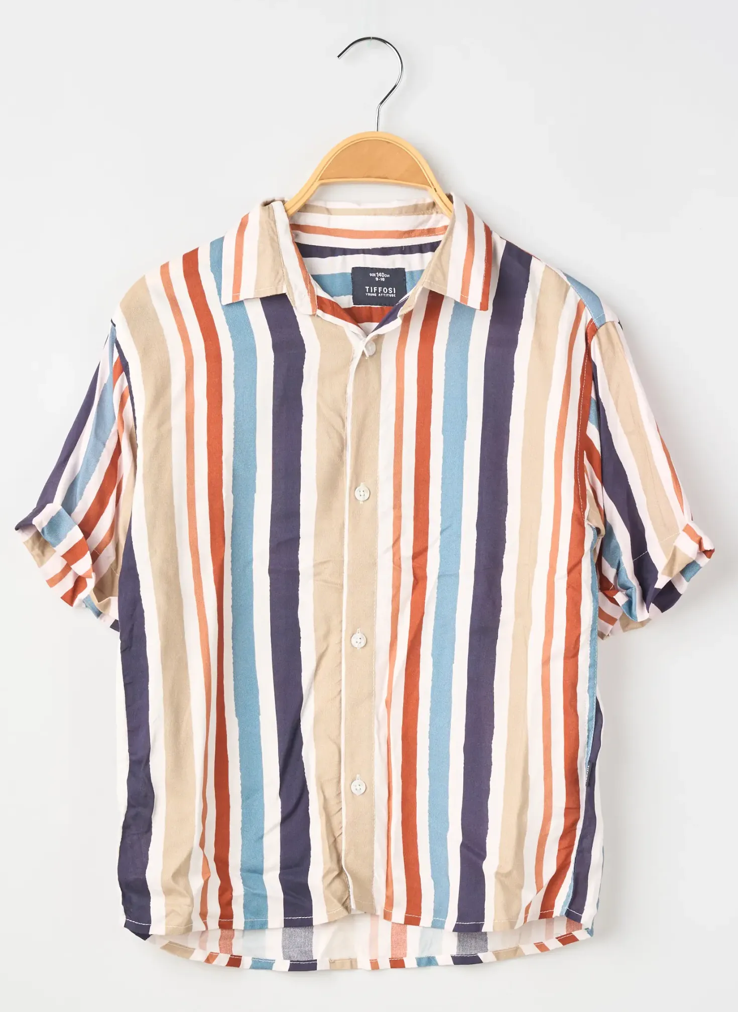 Chemise Manches Courtes Tiffosi Bleu