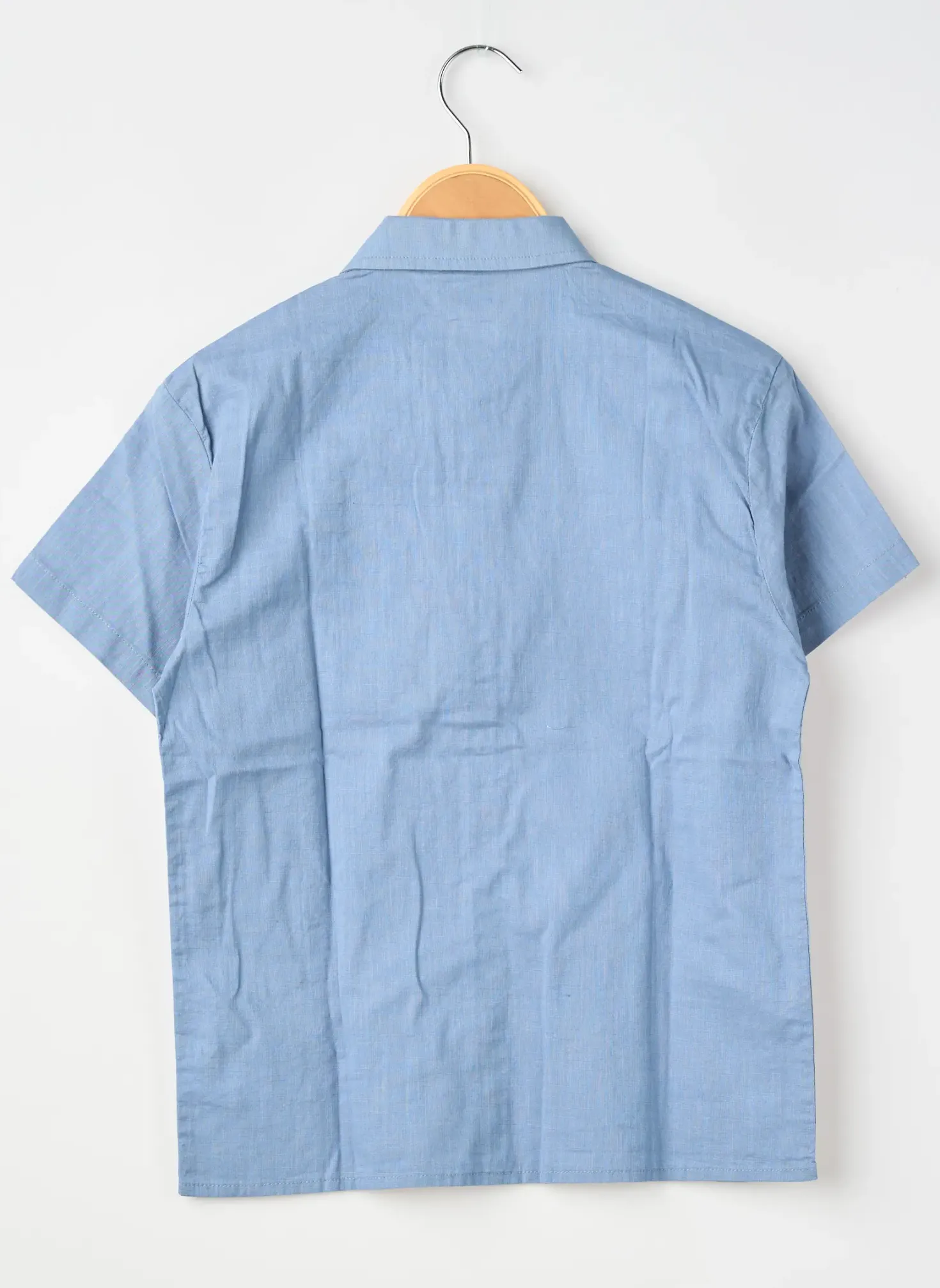 Chemise Manches Courtes Zy Bleu