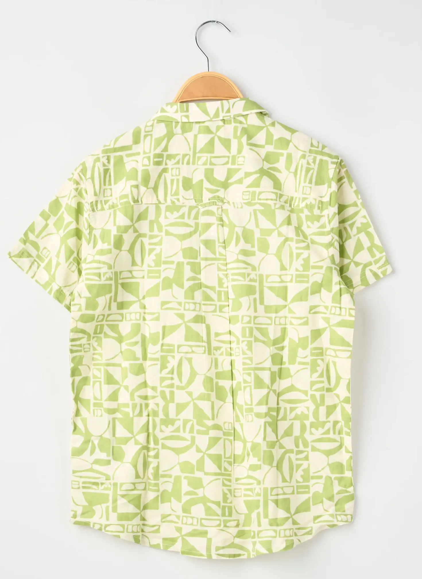 Chemise Manches Courtes Zy Vert
