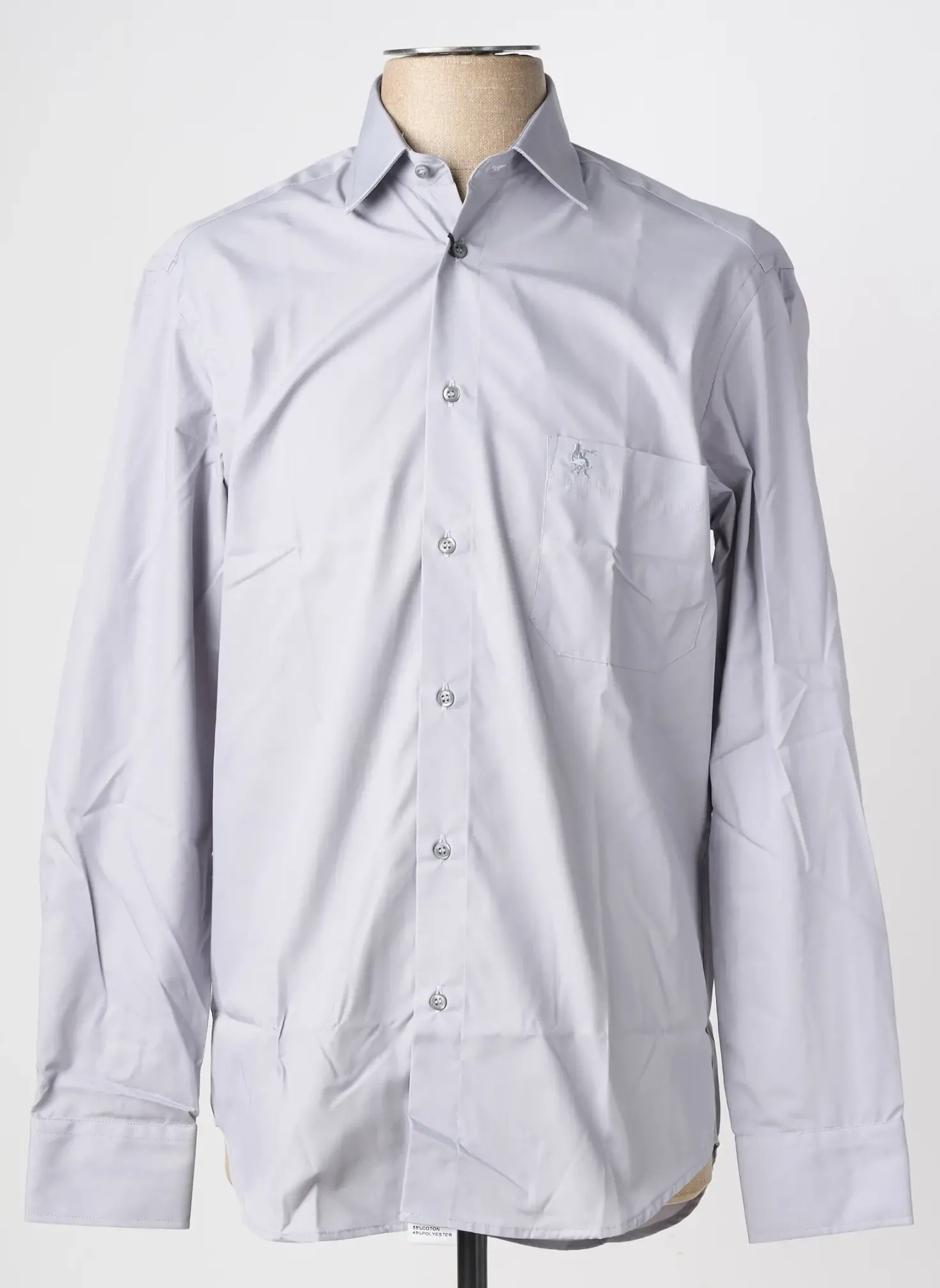 Chemise Manches Longues Bande Originale Gris