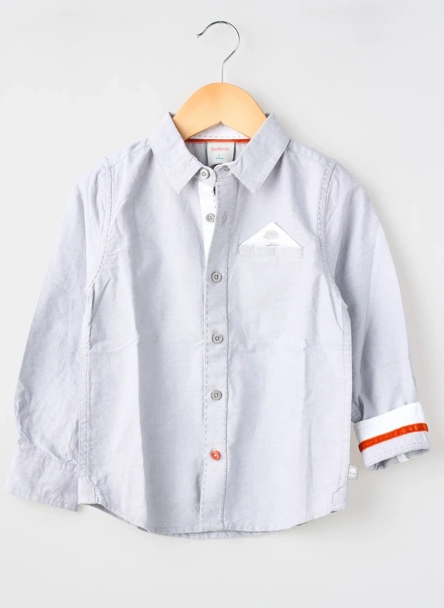 Chemise Manches Longues Boboli Bleu