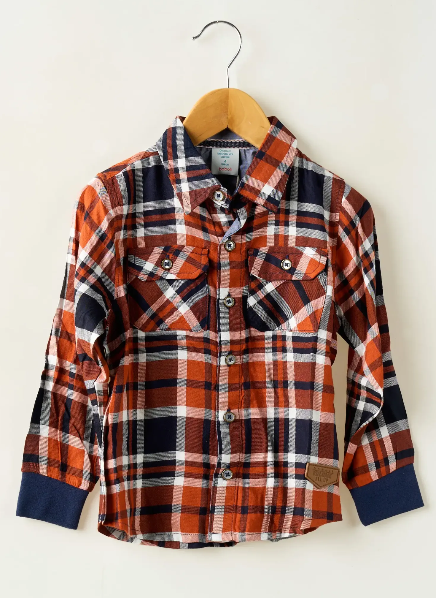 Chemise Manches Longues Boboli Marron