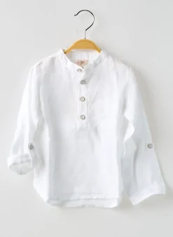Chemise Manches Longues Buho Blanc