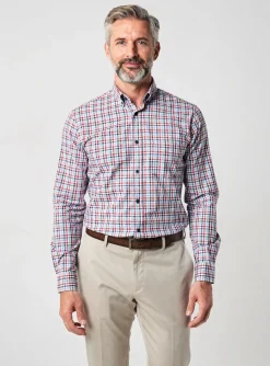 Chemise Manches Longues Damart Bleu