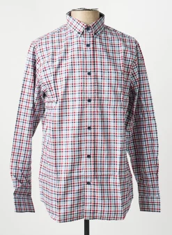 Chemise Manches Longues Damart Bleu