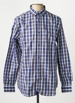 Chemise Manches Longues Damart Bleu