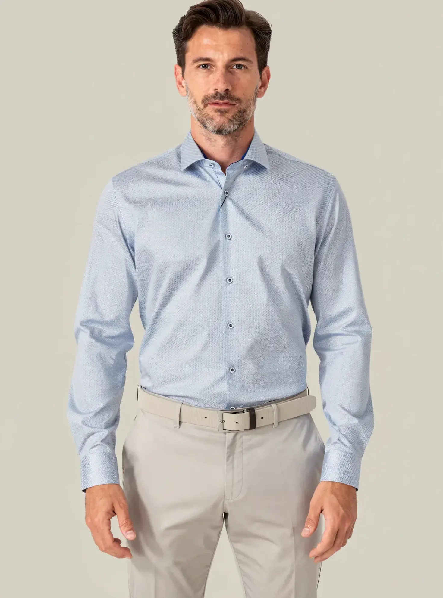 Chemise Manches Longues Dario Beltran Bleu