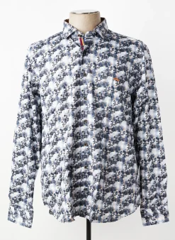 Chemise Manches Longues Dario Beltran Bleu