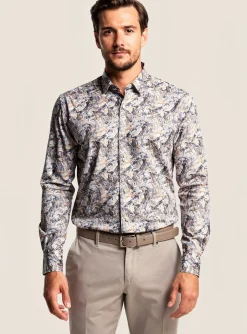 Chemise Manches Longues Dario Beltran Orange