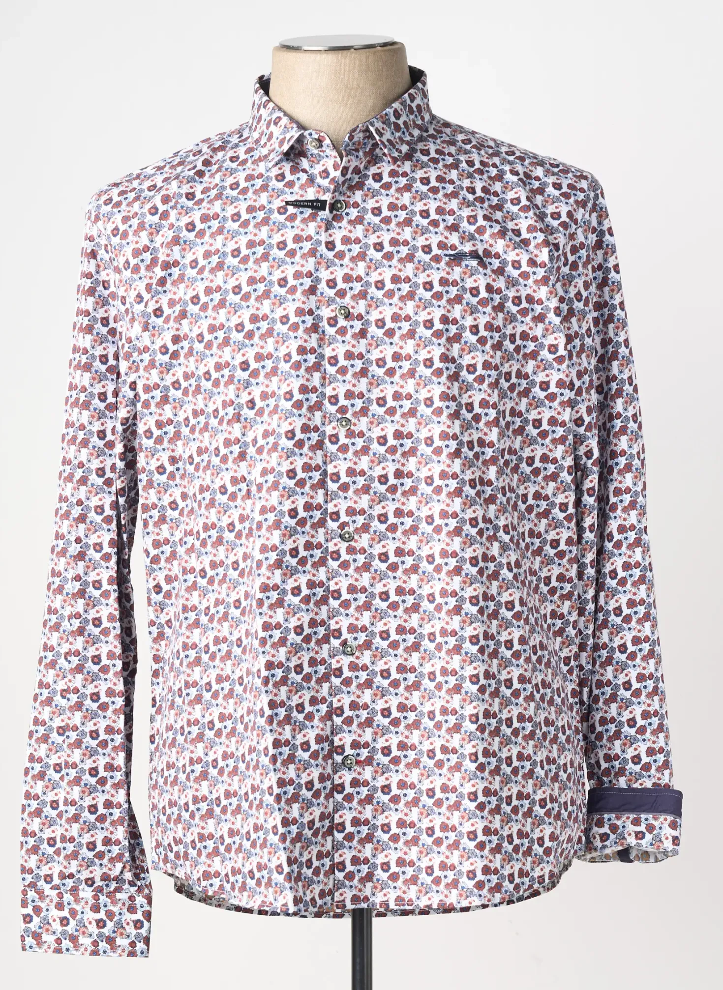 Chemise Manches Longues Delahaye Blanc
