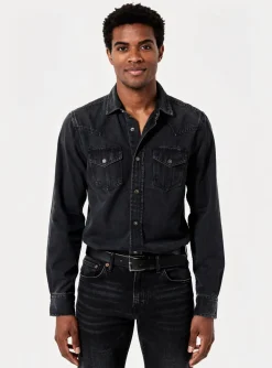 Chemise Manches Longues Diesel Noir