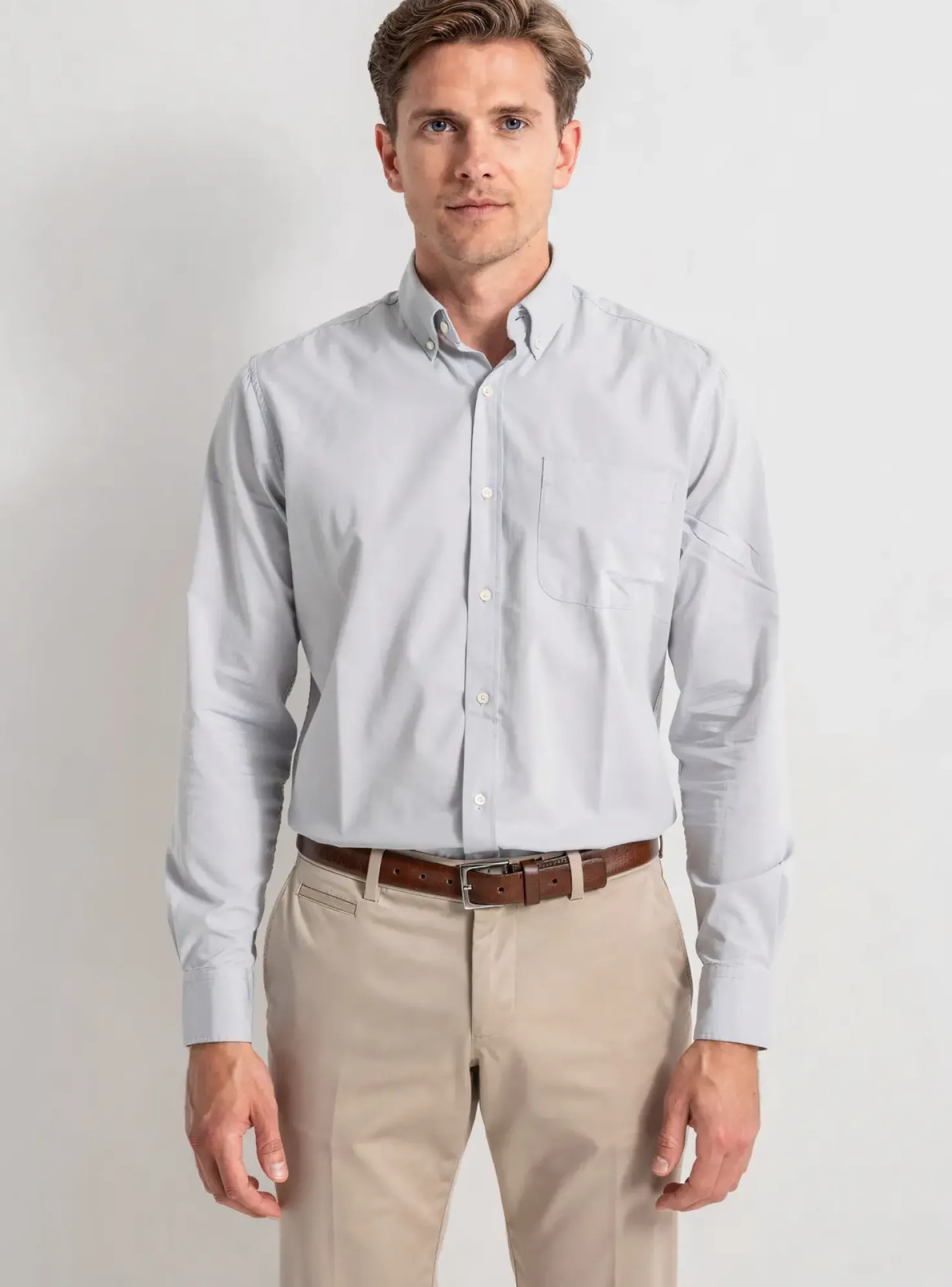 Chemise Manches Longues Ecoalf Gris