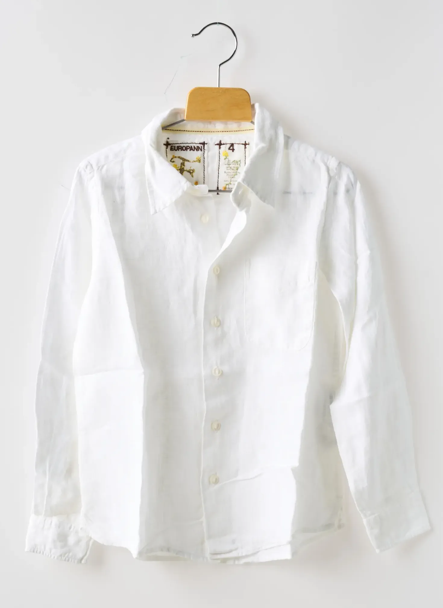 Chemise Manches Longues Europann Blanc