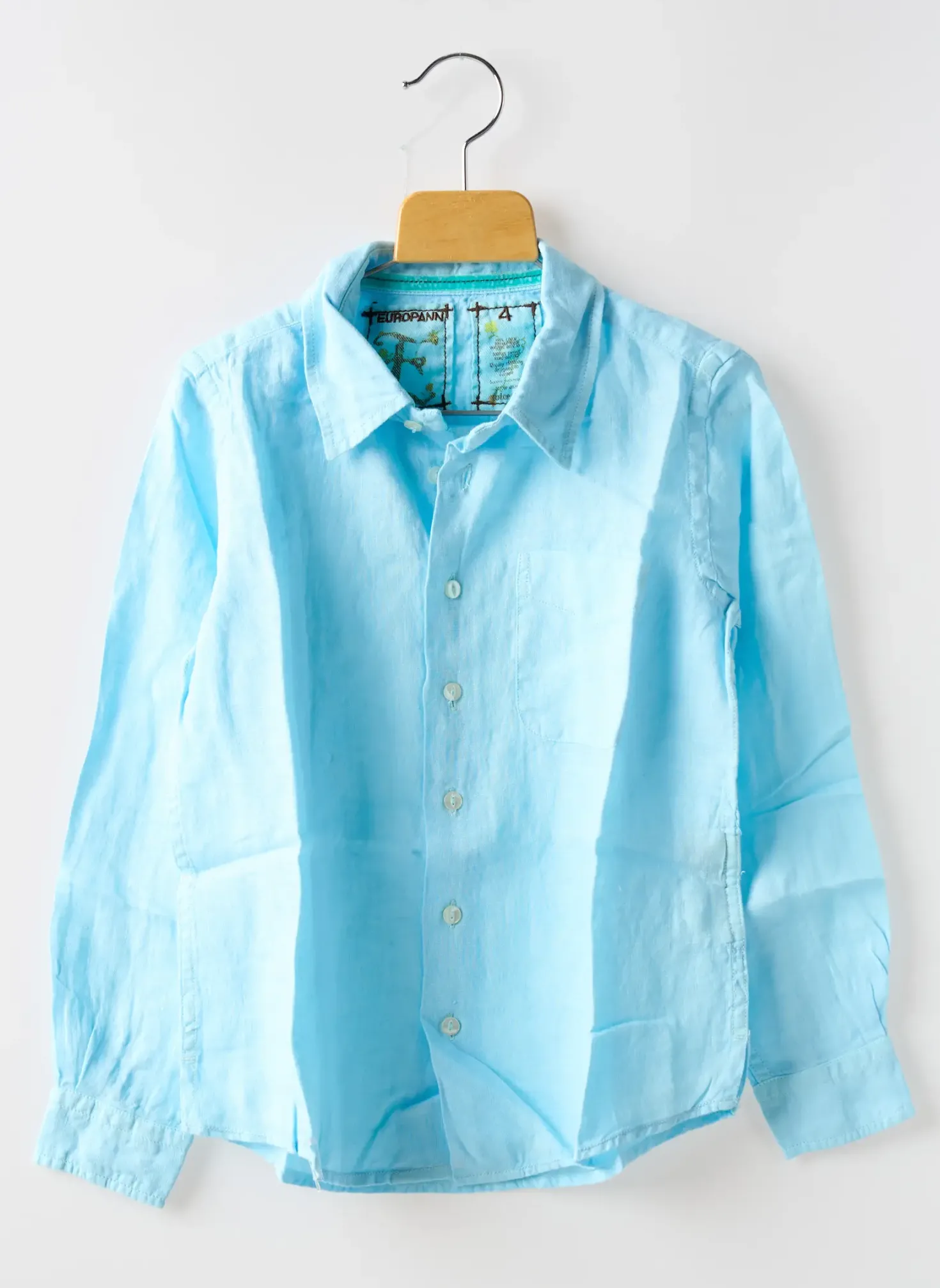 Chemise Manches Longues Europann Bleu