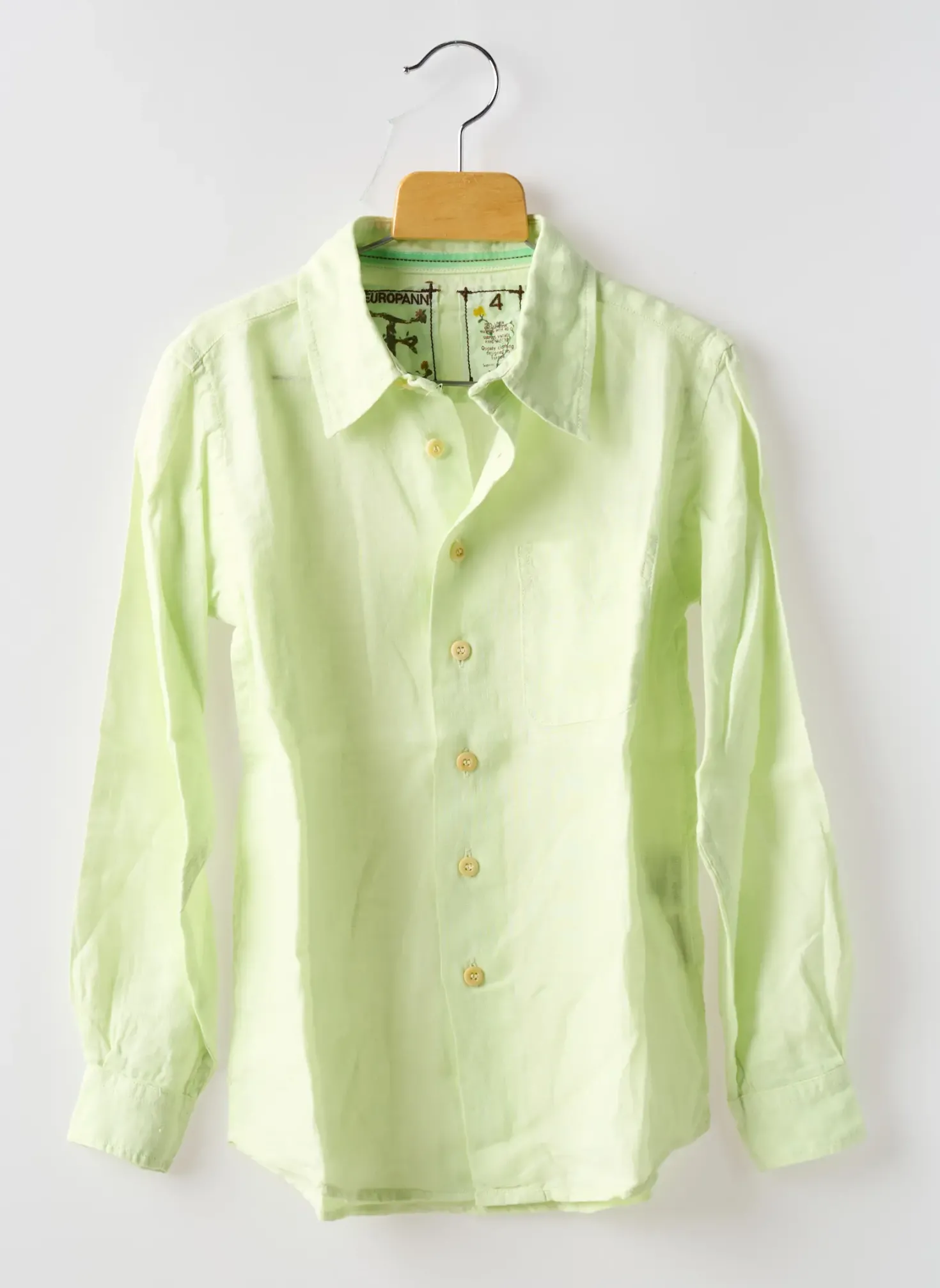 Chemise Manches Longues Europann Jaune