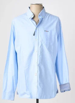Chemise Manches Longues Fq1924 Bleu