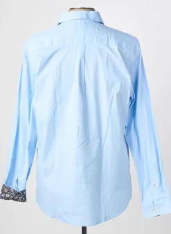 Chemise Manches Longues Fq1924 Bleu