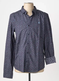 Chemise Manches Longues Freeman T.porter Bleu