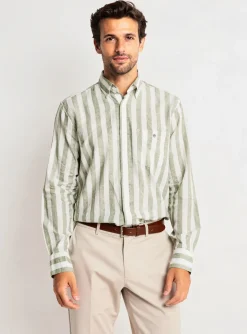 Chemise Manches Longues Gant Vert
