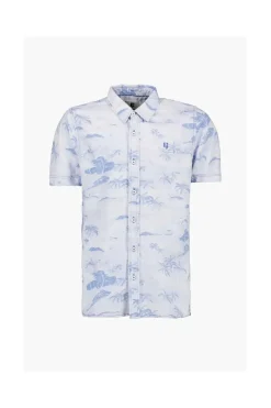 Chemise Manches Longues Garcia Bleu
