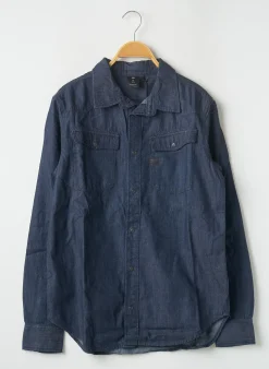 Chemise Manches Longues G Star Bleu