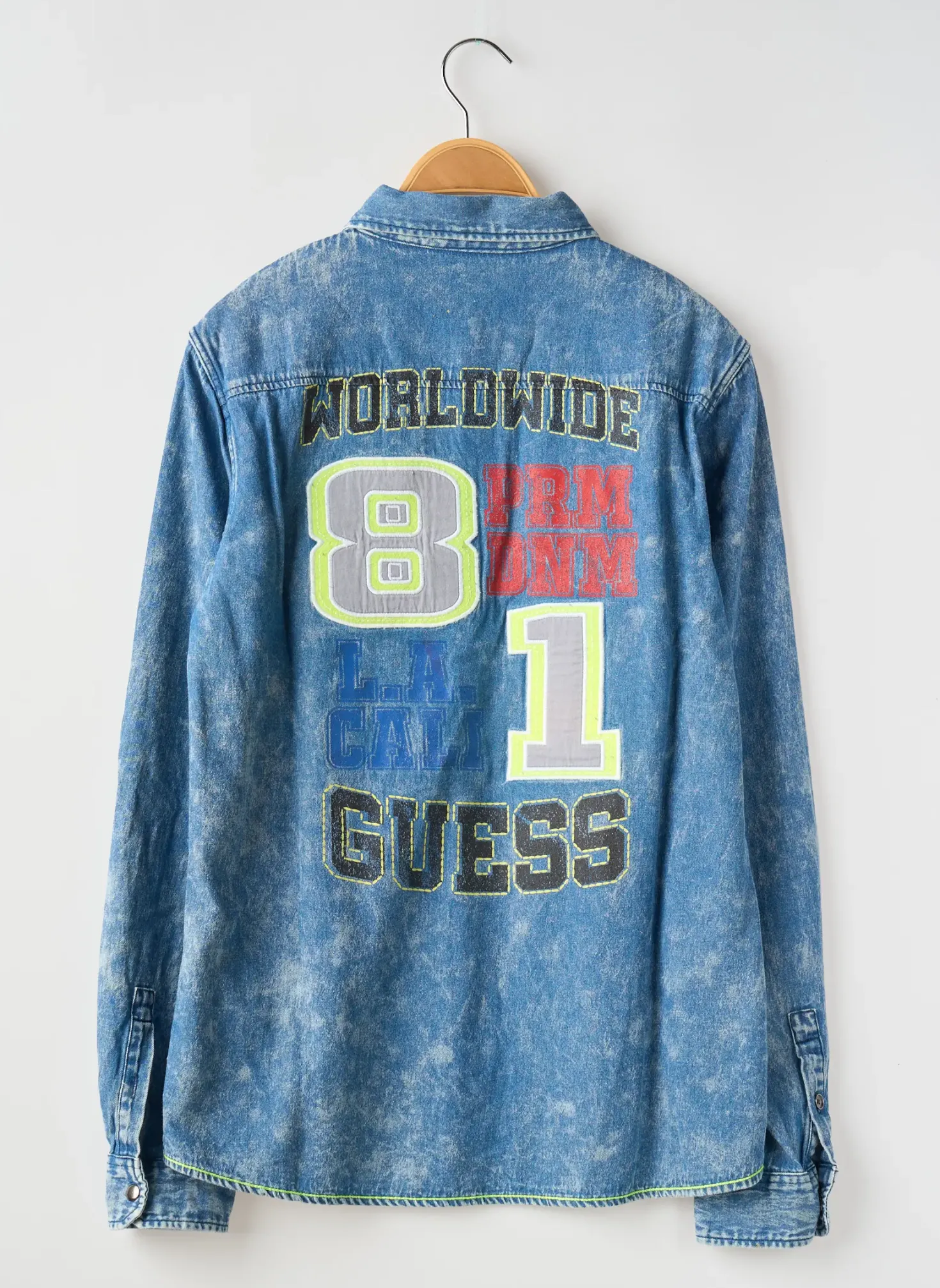 Chemise Manches Longues Guess Bleu