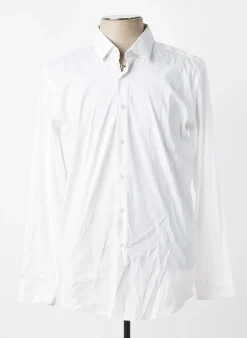 Chemise Manches Longues Hugo Boss Blanc