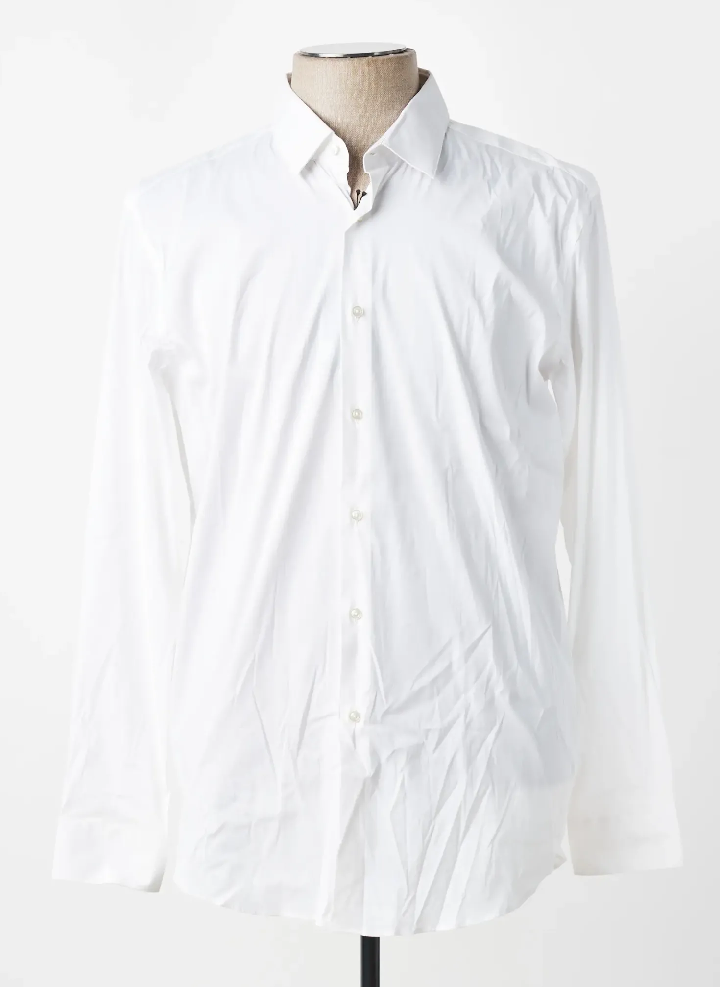 Chemise Manches Longues Hugo Boss Blanc