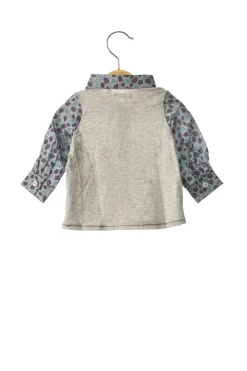 Chemise Manches Longues Ikks Bleu