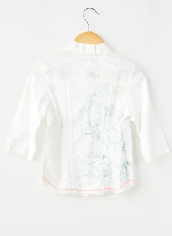 Chemise Manches Longues Jean Bourget Blanc
