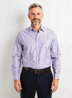 Chemise Manches Longues Jean Chatel Violet
