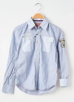 Chemise Manches Longues Kaporal Bleu