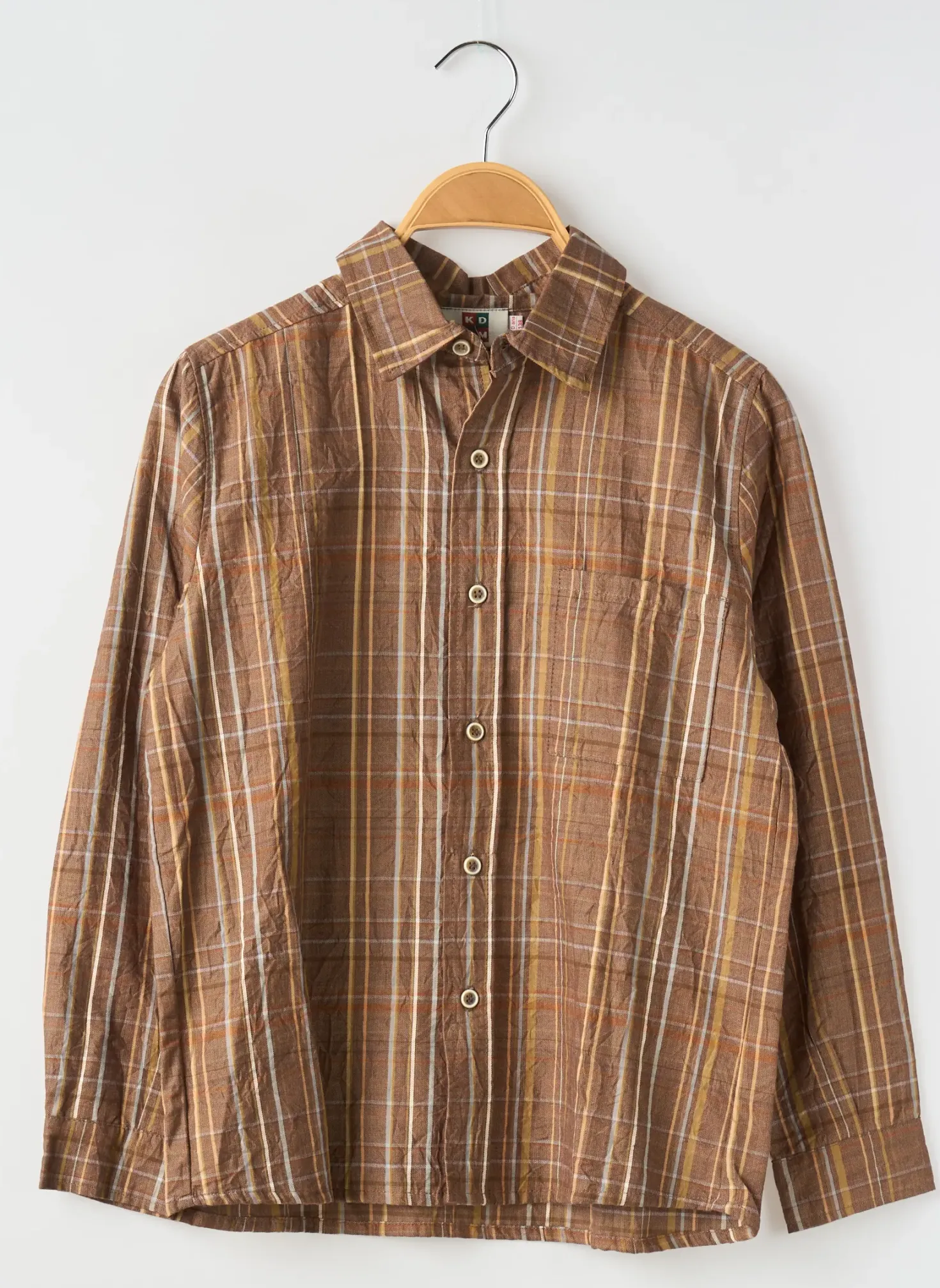Chemise Manches Longues Kdm Marron