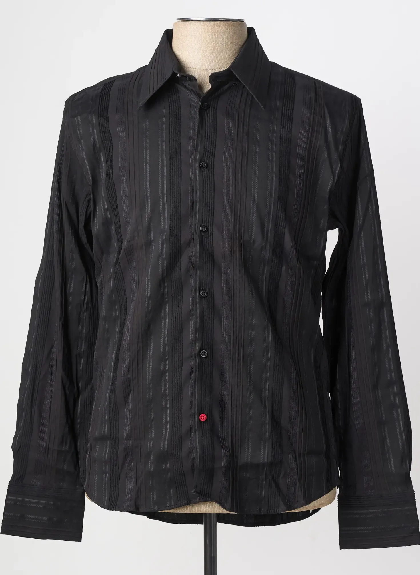 Chemise Manches Longues La Cible Rouge Noir