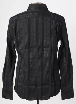 Chemise Manches Longues La Cible Rouge Noir