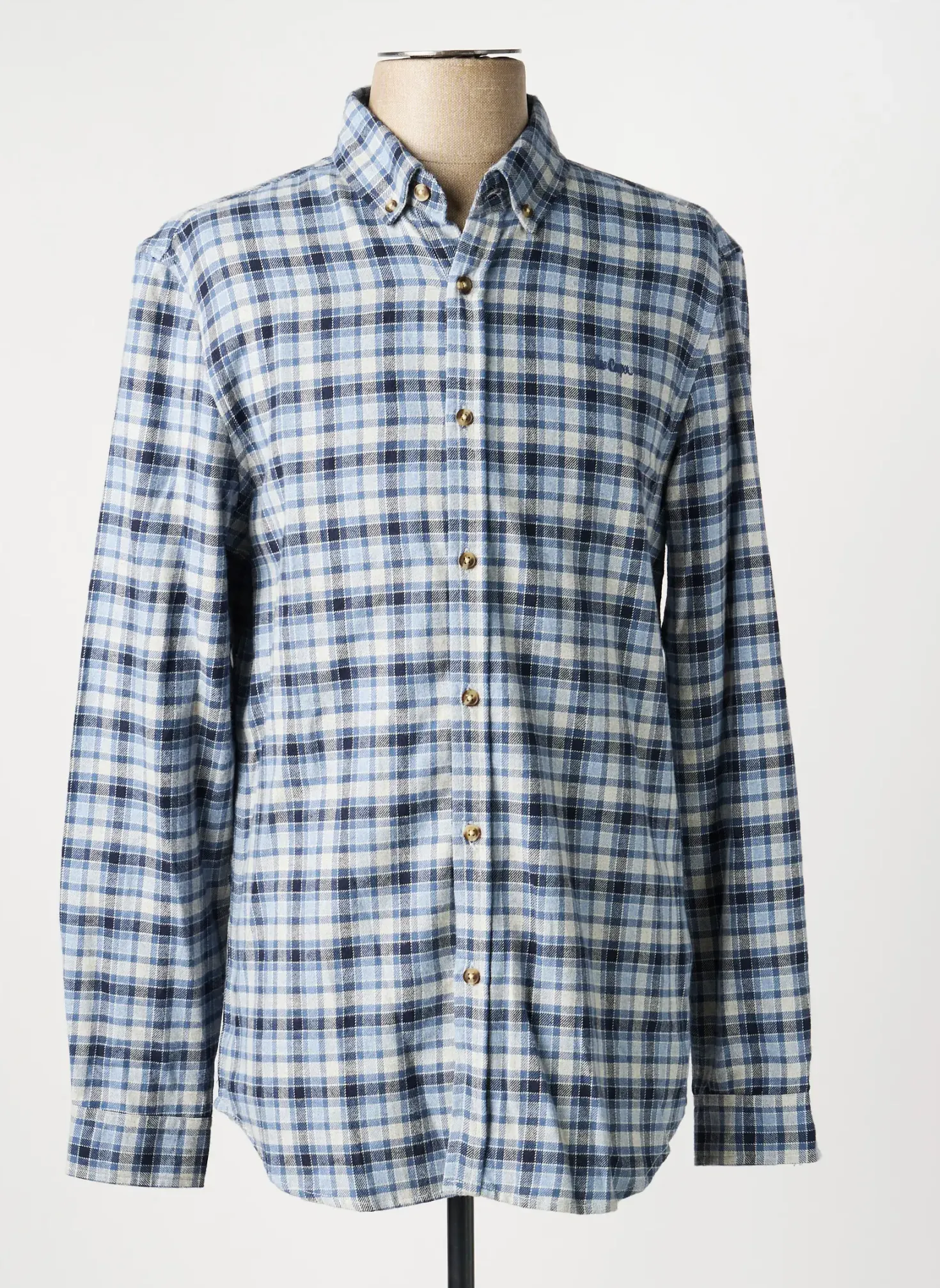Chemise Manches Longues Lee Cooper Bleu