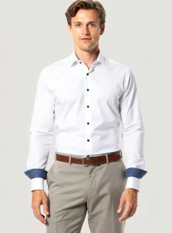 Chemise Manches Longues Marvelis Blanc