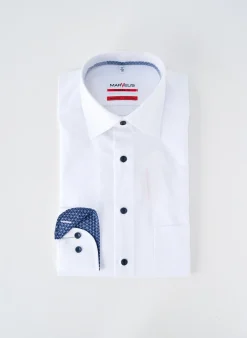 Chemise Manches Longues Marvelis Blanc