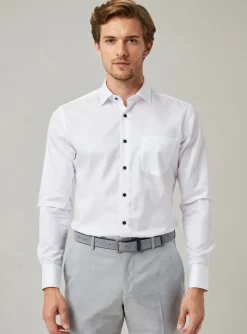 Chemise Manches Longues Marvelis Blanc