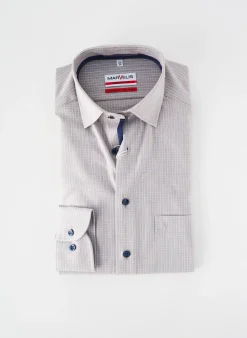 Chemise Manches Longues Marvelis Gris