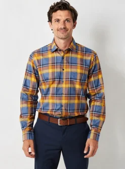 Chemise Manches Longues Marvelis Jaune
