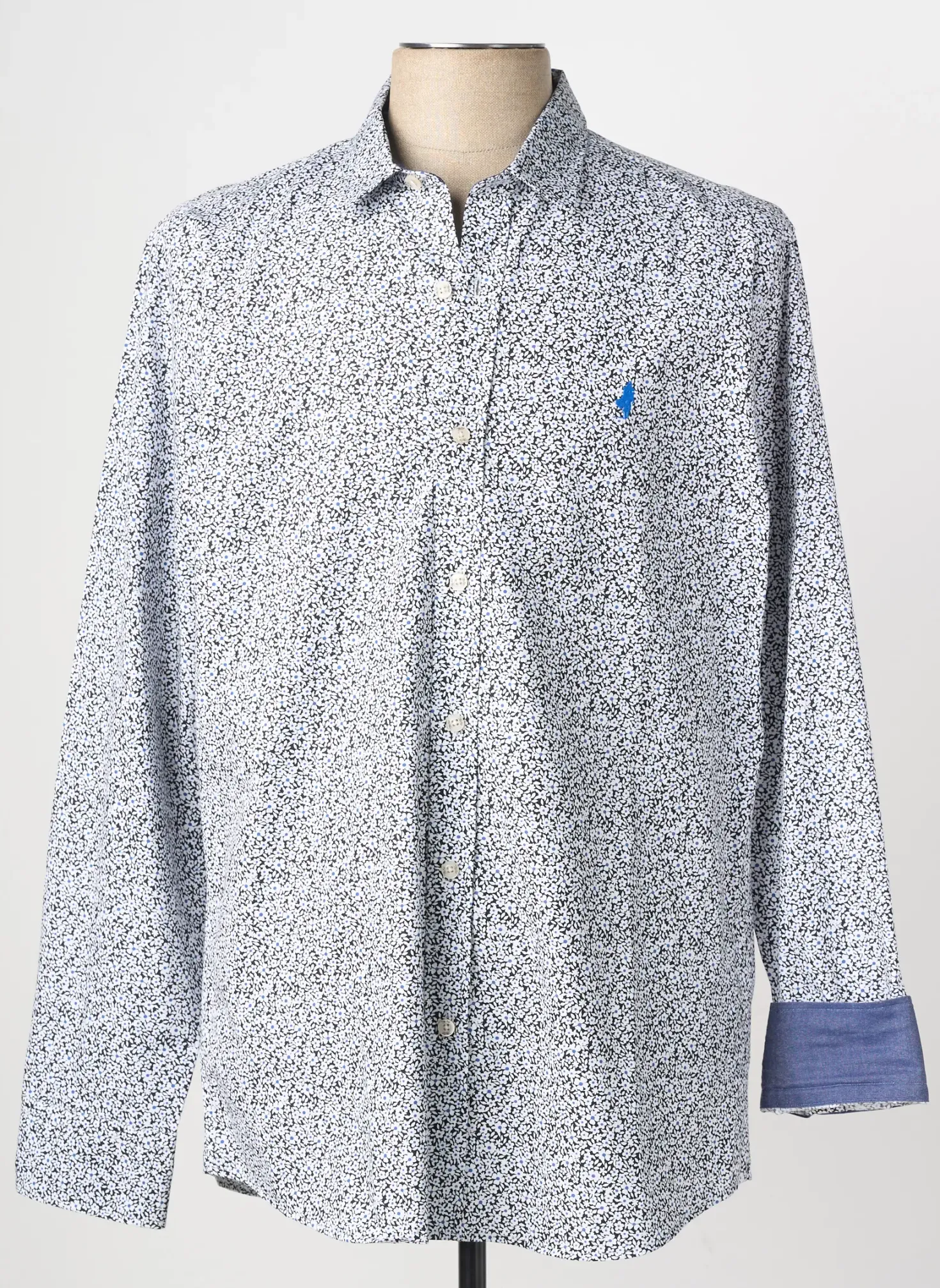 Chemise Manches Longues Mcs Bleu